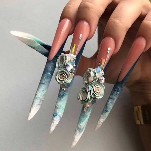 50/100st Nagelspetsar Nagelform 100 ST 100 ST 100 Pcs