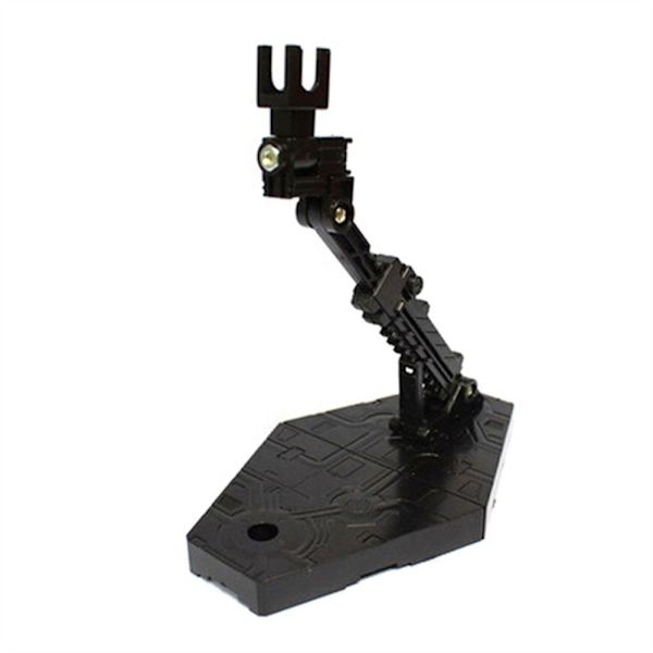 Modell Figur Fäste Display Stativ SVART Black