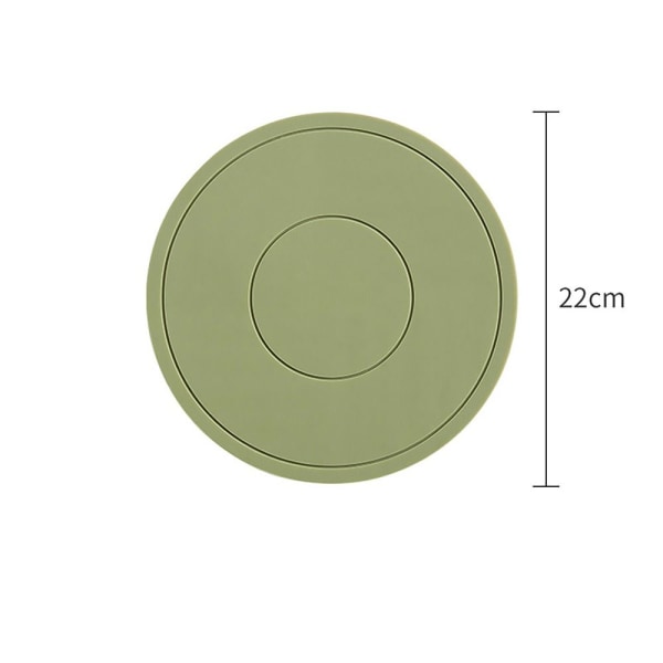 Värmeisoleringsmatta Silikonunderläggsmatta GRÖN 22CM GREEN 22CM