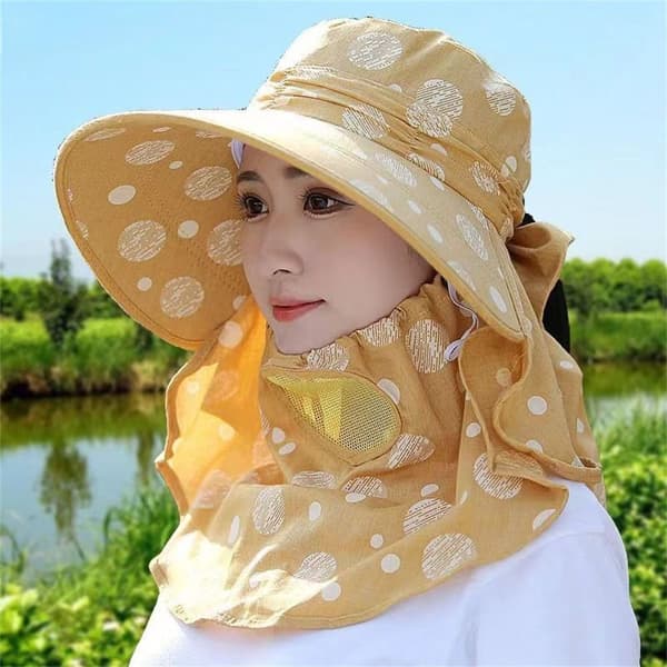 Solhat Solbeskyttelse GUL yellow