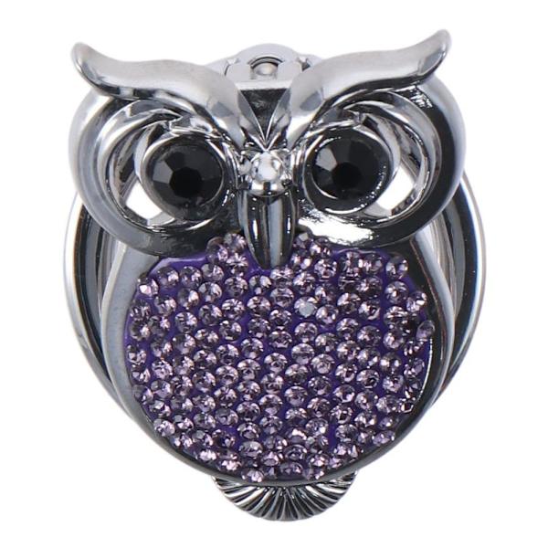 Startstoppknapp för bilmotor Cover Bling Owl Tryckstartknapp Crown