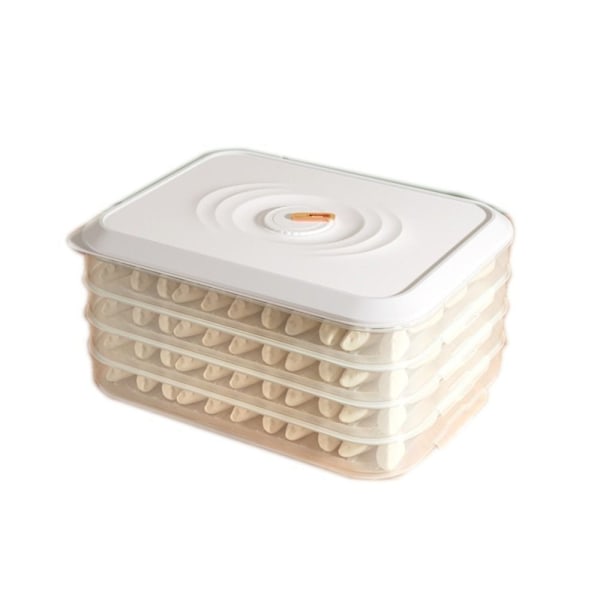 Oppbevaringsboks Dumpling Box HVIT 4 LAG 4 LAG White 4 Layers-4 Layers