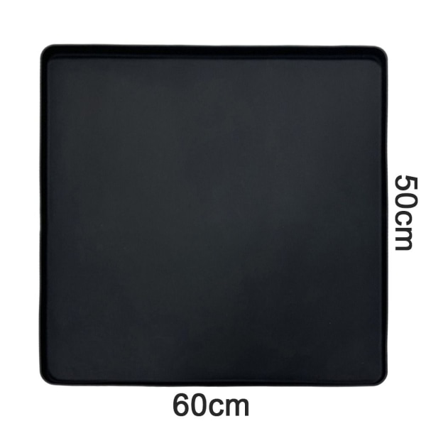 Pyykinpesukoneen cover silikoni pyykinsuojat MUSTA 60X50CM black 60x50cm
