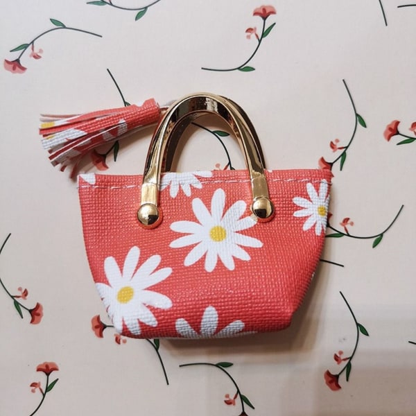 Chrysanthemum Bun Handväska 1/6 Docktillbehör 1 1 1