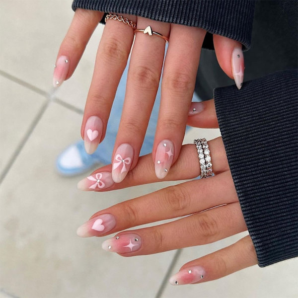 Almond Fake Nails False Nail XA-86-41 XA-86-41 XA-86-41