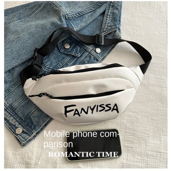 Messenger Bag Skolevesker HVIT White