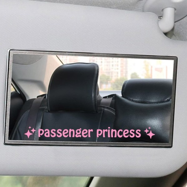 6st Passagerar Princess Stickers Brev Bil Backspegel White