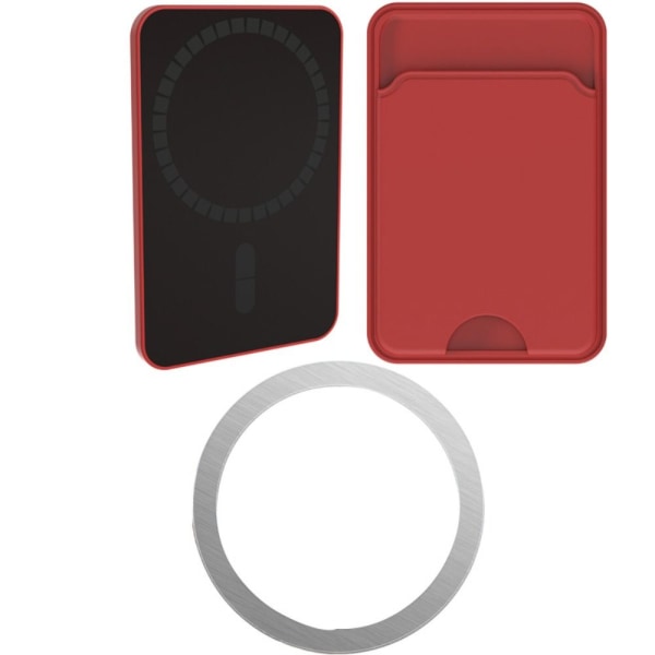 Business Credit Pocket Mobile Phone Back Slot RED A A Red A-A