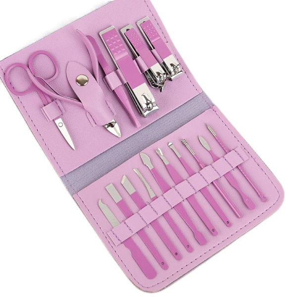 16 kpl / set set kynsileikkurit työkalut PURPLE Purple