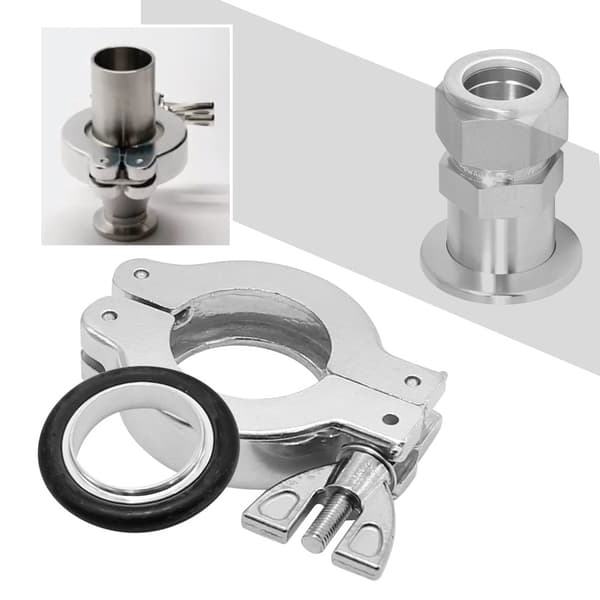KF25 Aluminium Clamp O TYPE Centreringsring 2 STK 2 STK 2PCS