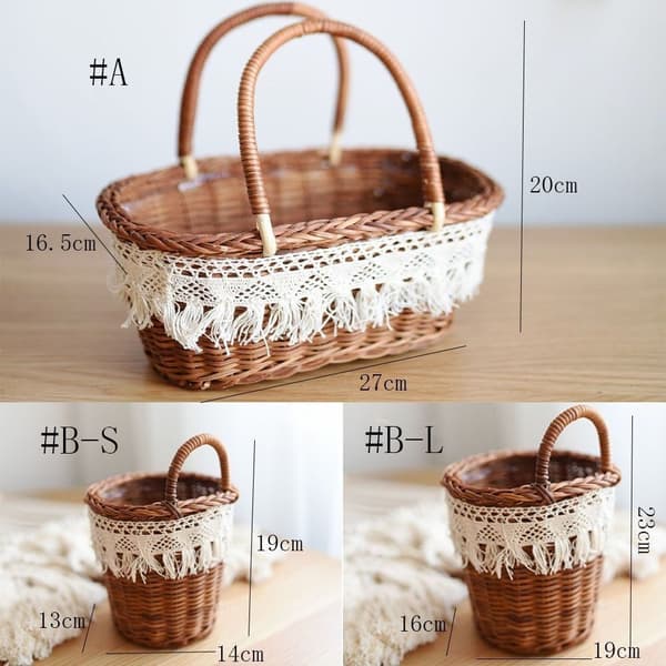 Rattan Korg Blomkorg A A A