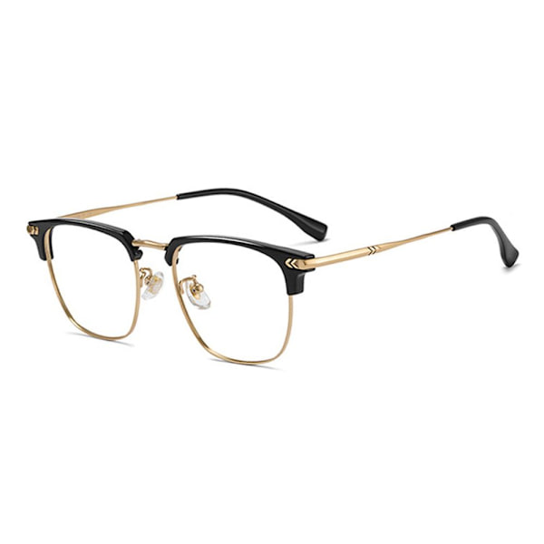 Anti-Blue Light Briller Firkantede Briller SORT GULD SORT GULD Black gold