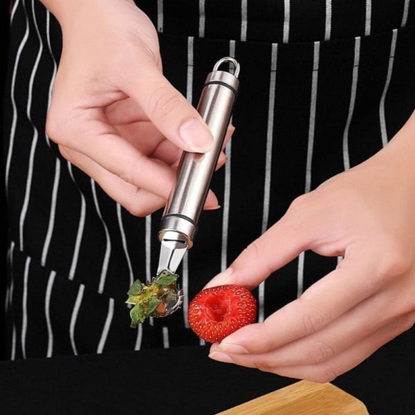 Strawberry Huller Tomat Stængel Corer Tool A A A