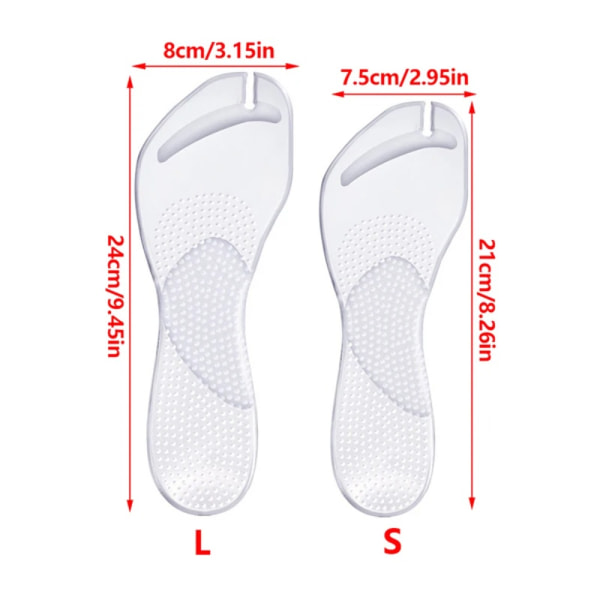 Flip Flop Geelityynyt Pehmusteet Kengät Kädensijat Läpinäkyvä L transparent L