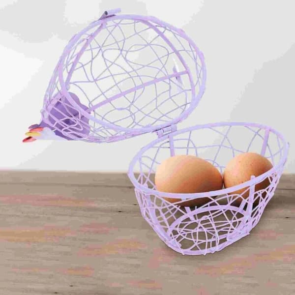 Eggkurv Egg Oppbevaringsbeholder LILLA Purple