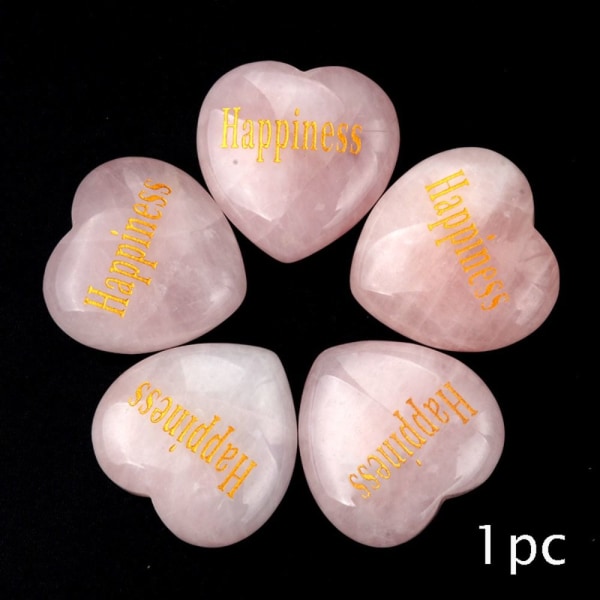 Healing Stone Heart Inspirerende Stones LYKKE LYKKE Happiness