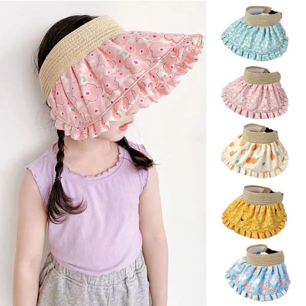Børne Shell Hat Solskærm Hat FARVE 1 FARVE 1 Color 1