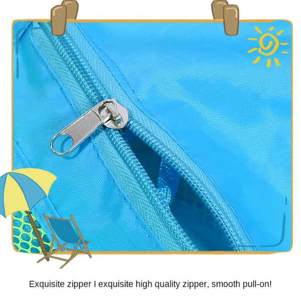 Mesh Bag Toy Organizer BLÅ blue