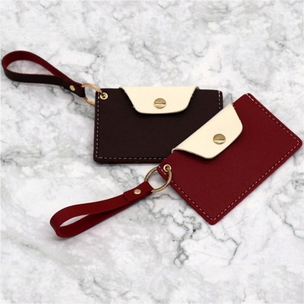 Slim Card Bag Kortpakke VINRØD Wine Red