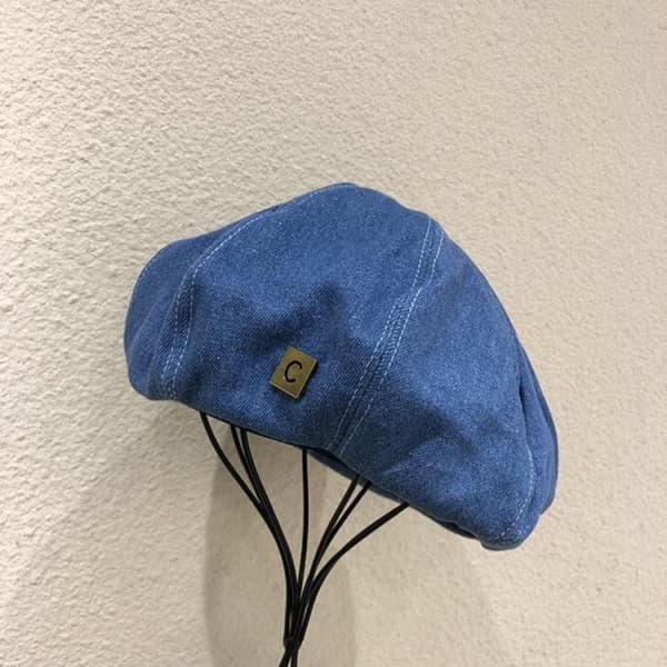 Baret Hatte Malerhat LYSEBLÅ light blue