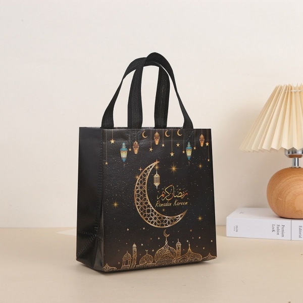 4 st Eid Mubarak presentpåse Candy Cookie Bag STIL 1 STIL 1 Style 1