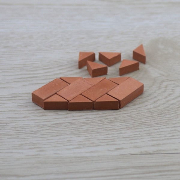 5/10/50/70 st Sandbord Brick Simulation Brick 3 3 3