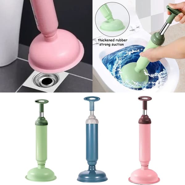 Toalett Rør Plunger Rørledning Mudder BLUE Blue