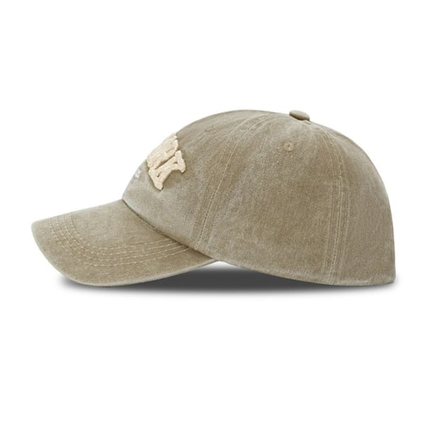 Brevbroderi Baseballcapser Snapback-hatter GRÅ grey