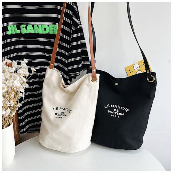 Olkalaukku Bucket Bag MUSTA black