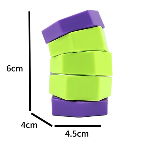 Gravity Carrot Twist Cube Toys Barneleker purple