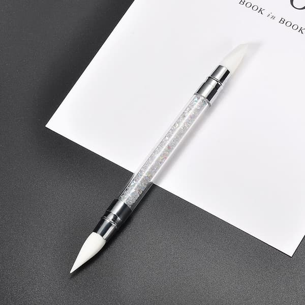 Neglekunst Silikone Pen Dobbelt Tip Dotting Pen GUL Yellow