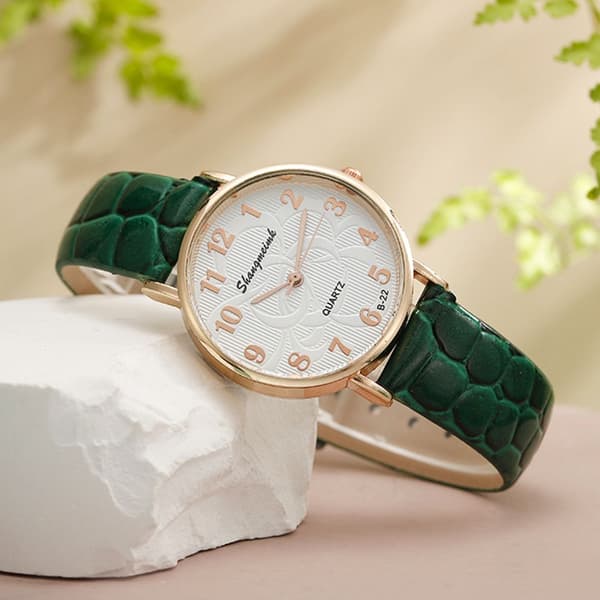 Damklocka Kvarts Armbandsur GRÖN green