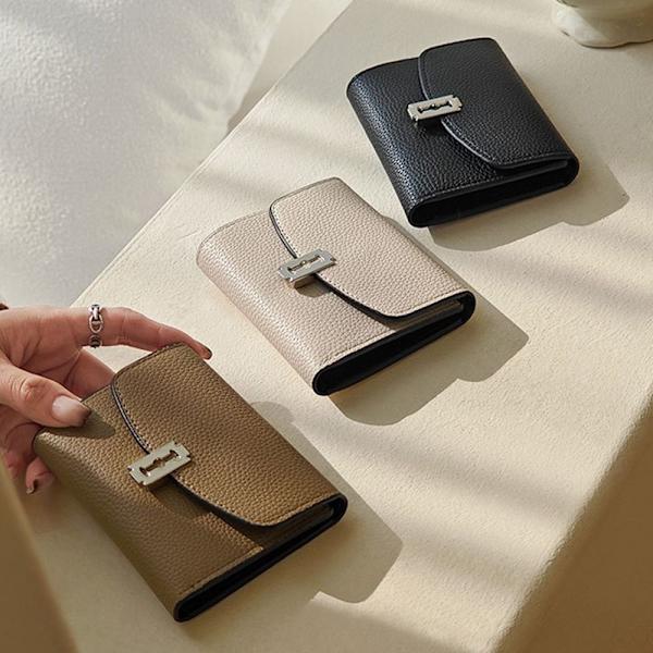 Lyhyet lompakot Kolminkertaiset lompakot KHAKI khaki