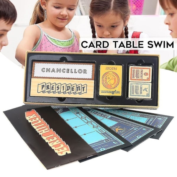 Secret Hit ler Card Game Lautapeli Aikuisten piilotettu identiteettipeli Anti-ihmiskortit