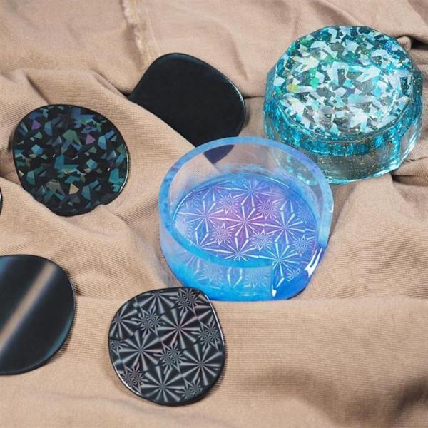 Holografisk Inlay Resin Mold Epoxy Resin Casting Holografisk