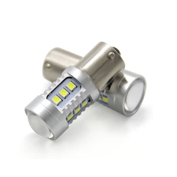 2 stk LED Bil Lys Blinklys Pære Stopp Bremslys