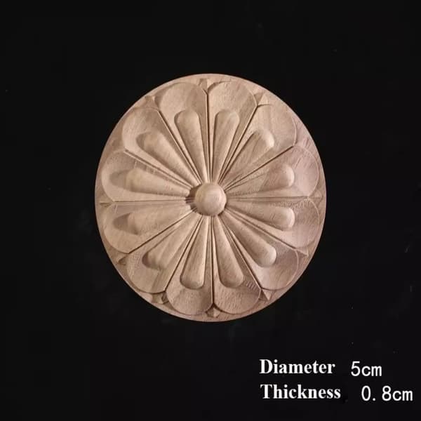 Vintage Træskårne Møbelfødder 8CM7 7 8cm7