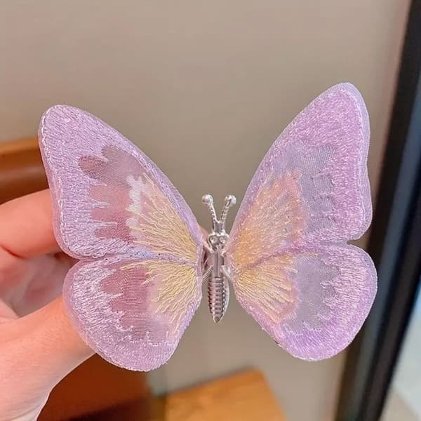 Broderi Duft Sommerfugldekorasjon til Bil Purple