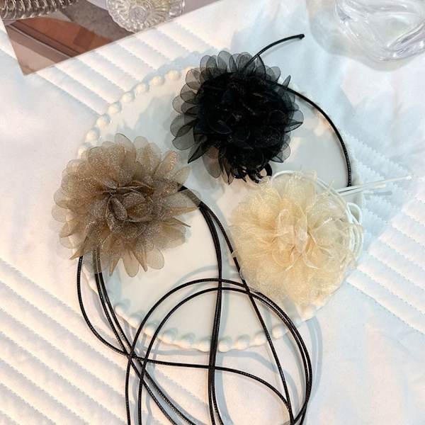 Flower Choker Choker Halsband 1 1 1