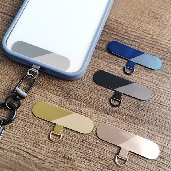 Metallinen phone case, puhelinhihna, tiivistepaikka MUSTA black