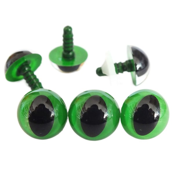 10 kpl/5 paria Eyes Crafts Eyes Puppet Crystal Eyes 15MMGREEN 15mmGreen