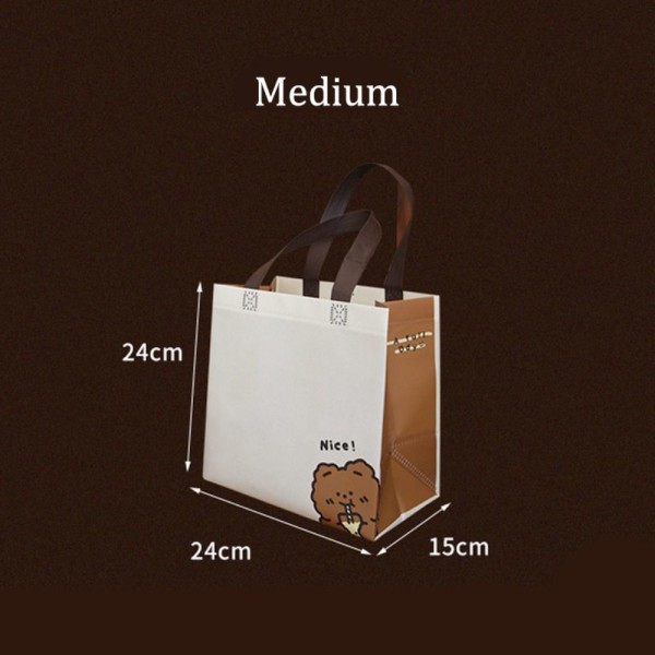 50 STK indkøbstaske Miljøvenlig taske 50 STK M: 50PCS M: 24x24x15CM