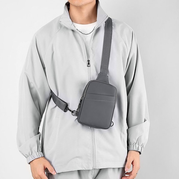 Brystveske Fanny Pack GRÅ GREY