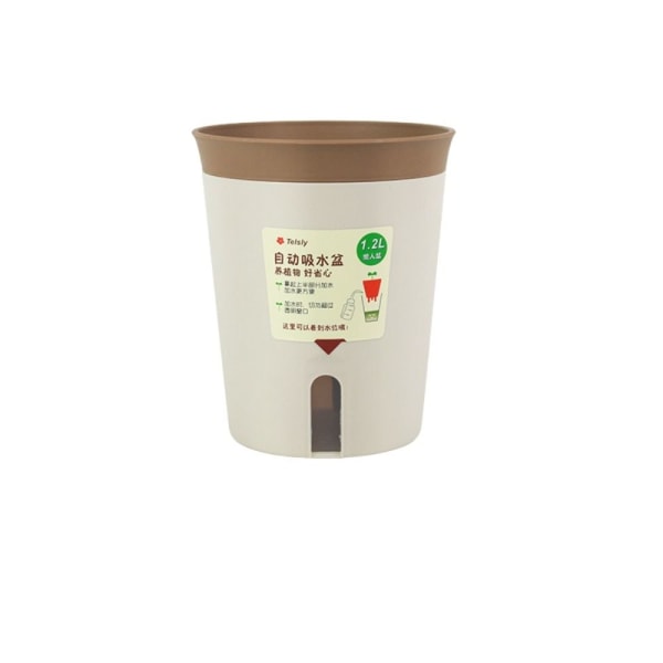 Lazy Hydroponic Flower Pot Vettä imevä kukkaruukku COFFEE M coffee M
