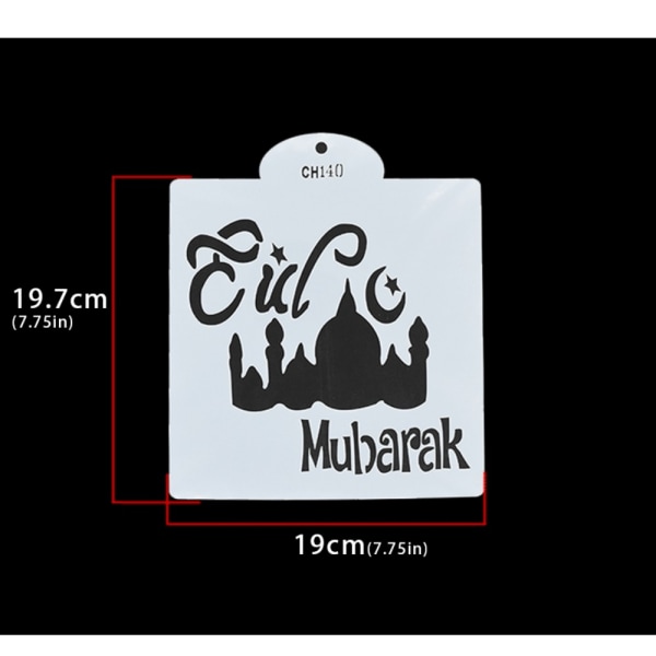 Eid Mubarak Cake Decor Kaffe Cake Topper Decor 01 01 01