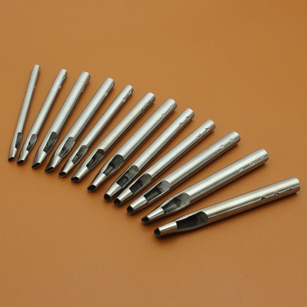 1 st Läderhålslagare Oval hålstans 4X8MM 4X8MM 4x8mm