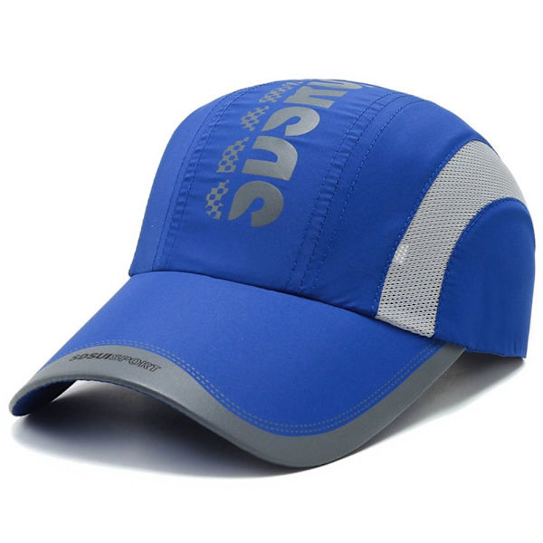Snabbtorkande sporthatt Printed cap MÖRKBLÅ dark blue