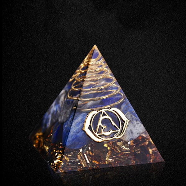 Krystal Pyramide Ornament Krystal Tårn Dekoration E E E