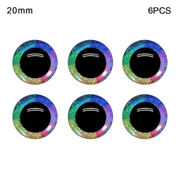 6st/3par Eyes Crafts Eyes Docka Crystal Eyes 20MM 20MM 20mm