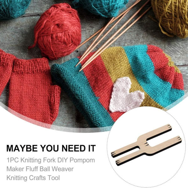 Multifunktionell Flower Fork Braid Pompon